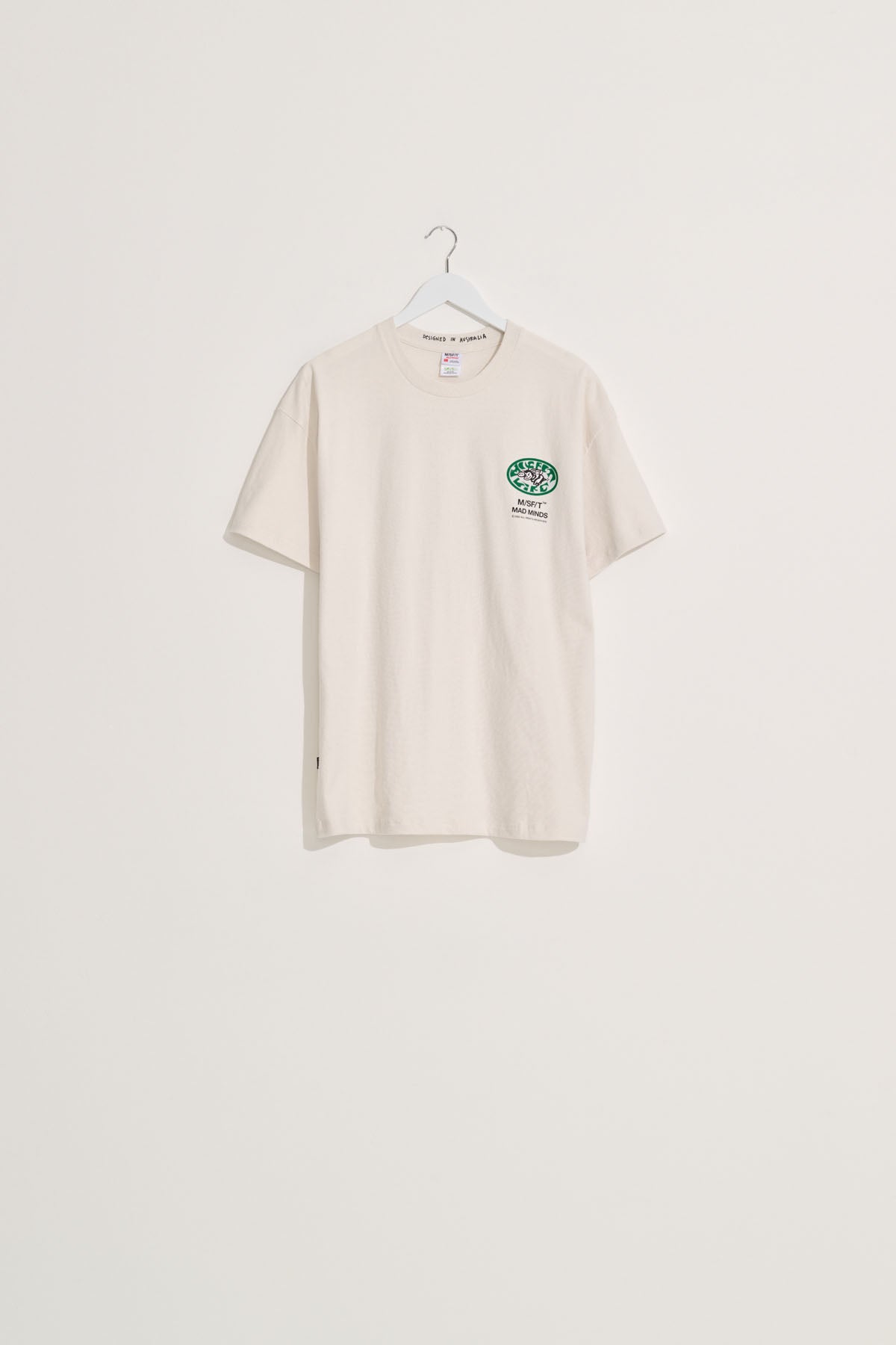 Misfit Shapes - Life Of Bees 50-50 Ss Tee - Thrift White