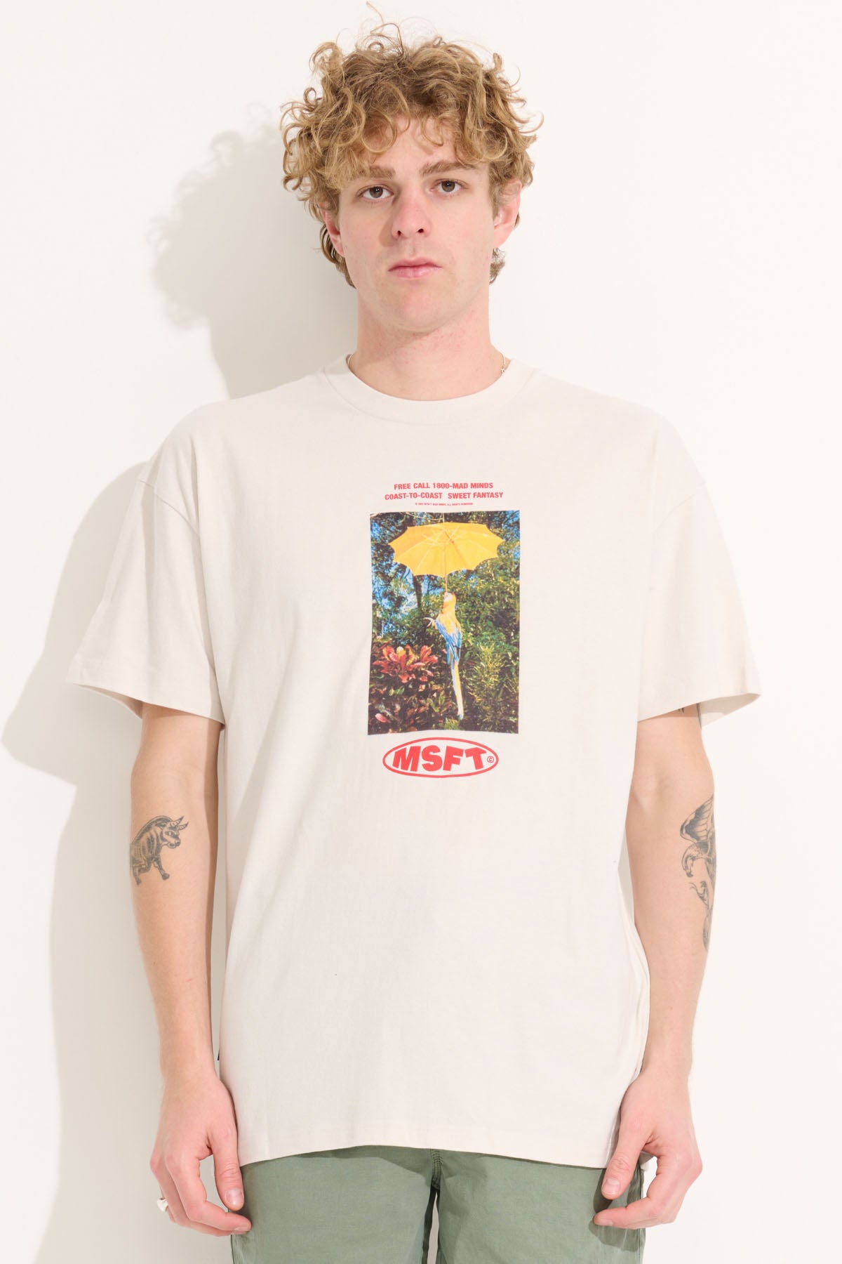 Misfit Shapes - Tall Springs 50-50 SS Tee - Thrift White