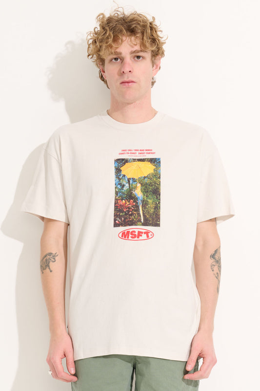 TALL SPRINGS 50-50 SS TEE - THRIFT WHITE