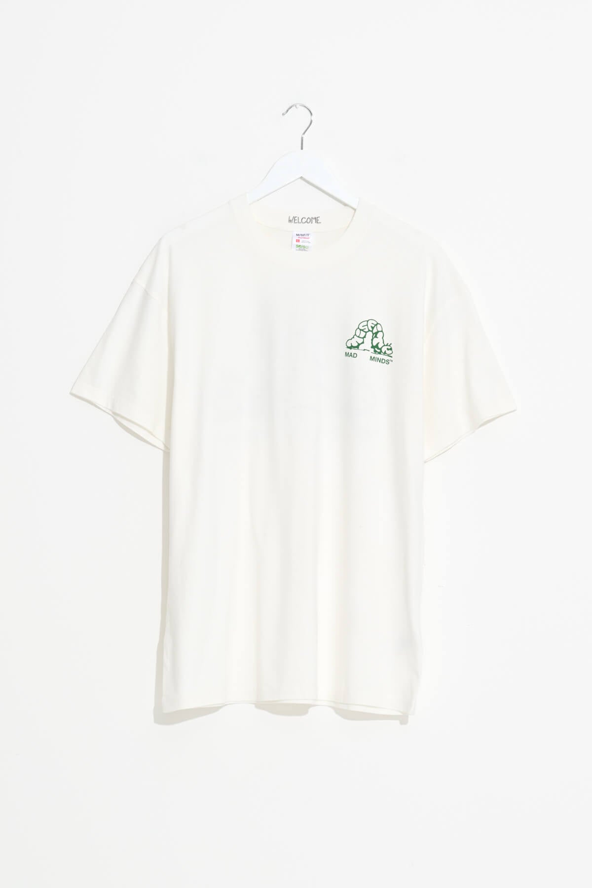 Misfit Shapes - Third Cycle Ss Tee - Pigment Thrift White