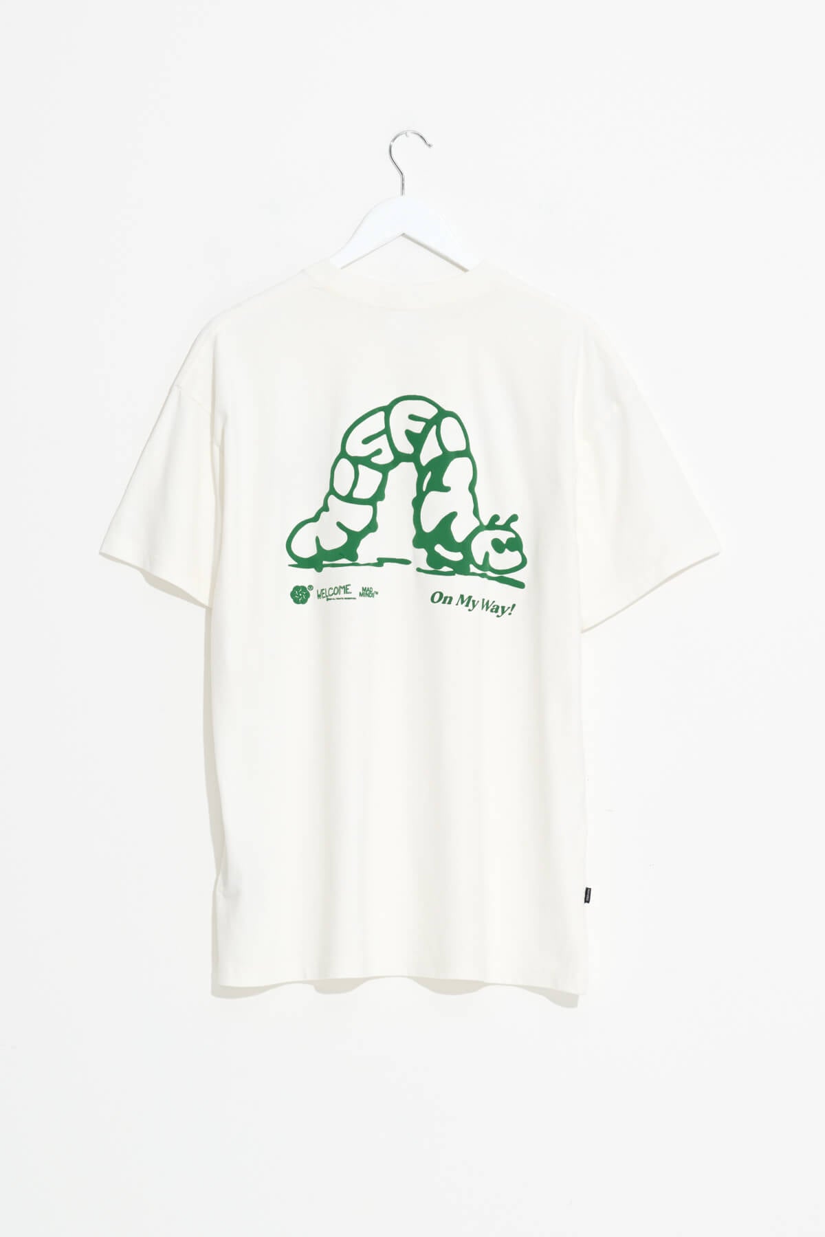 Misfit Shapes - Third Cycle Ss Tee - Pigment Thrift White