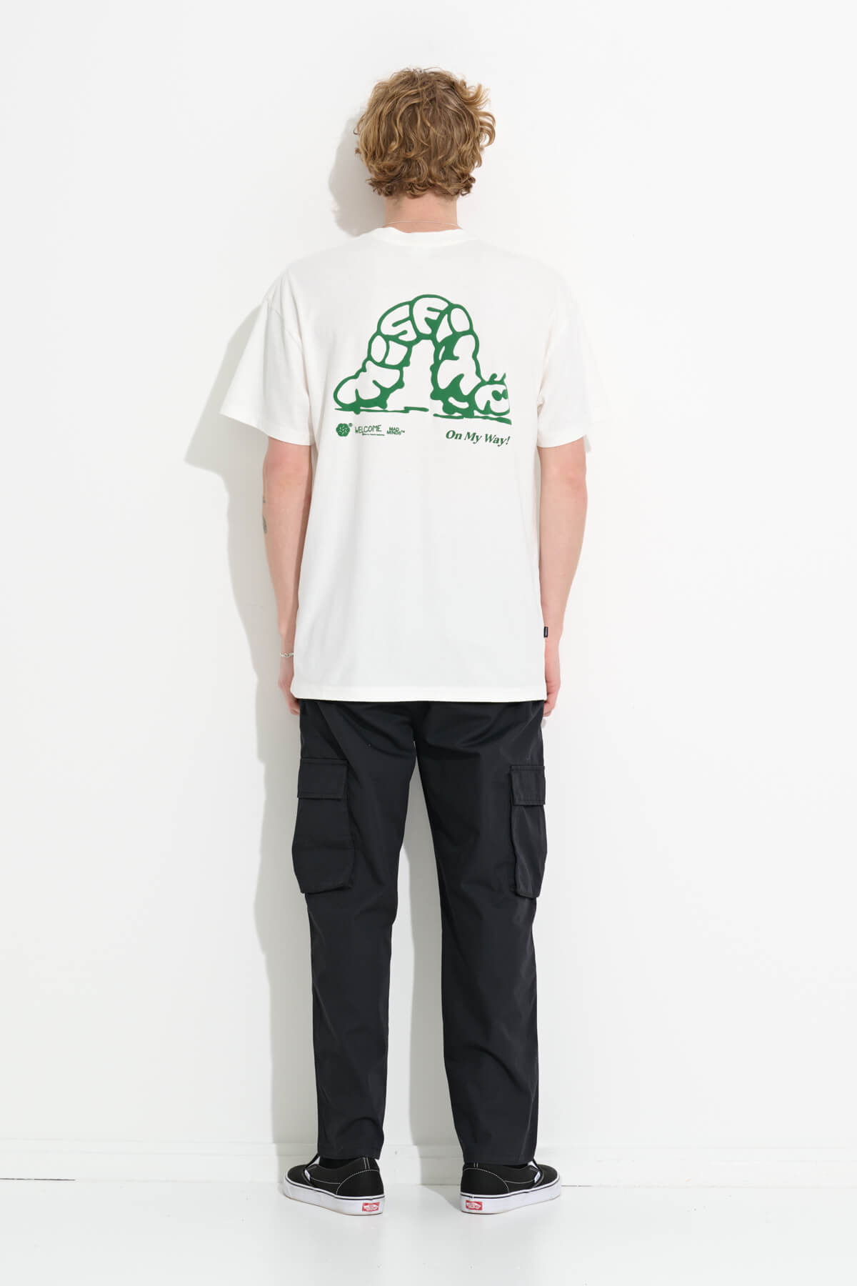 Misfit Shapes - Third Cycle Ss Tee - Pigment Thrift White