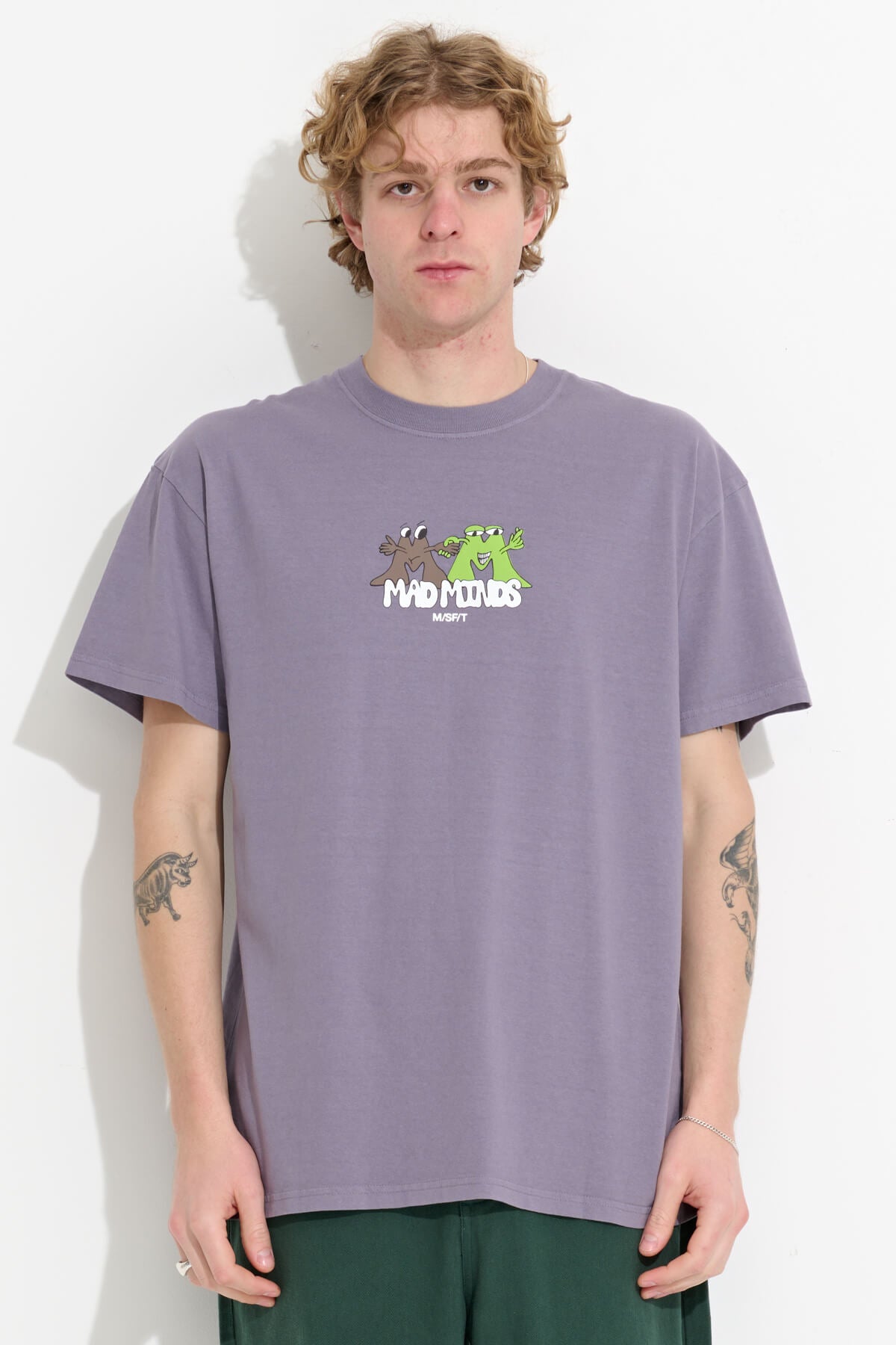 Misfit Shapes - Moodtanks Ss Tee - Pigment Mauve