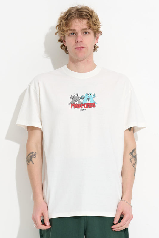 Misfit Shapes - Moodtanks SS Tee - Pigment Thrift White