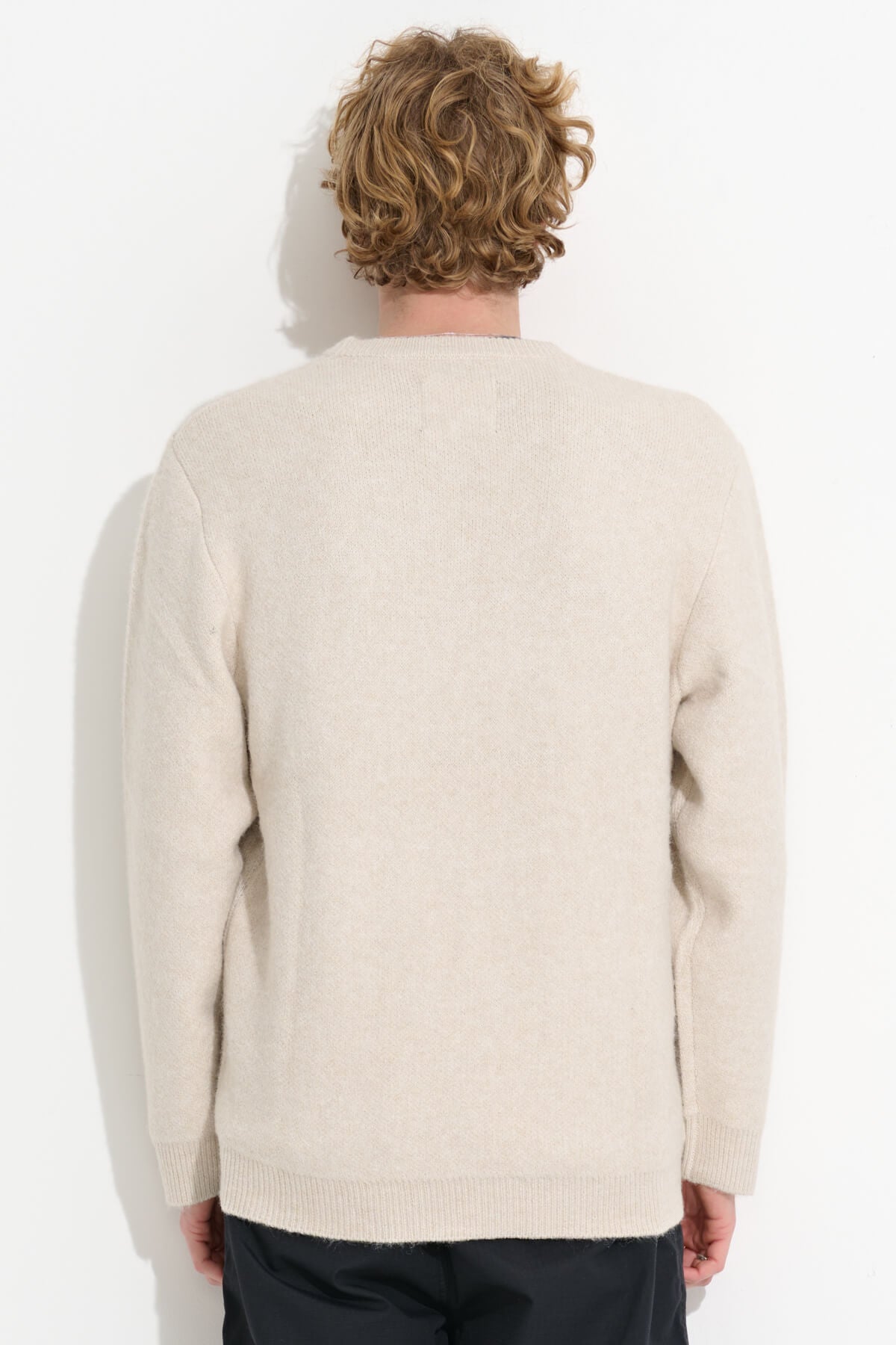 Misfit Shapes - Third Cycle Knit Crew - Thrift White