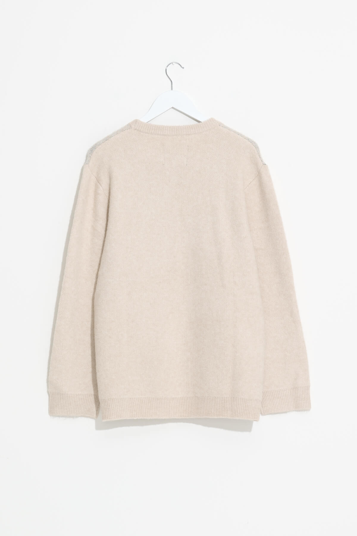 Misfit Shapes - Third Cycle Knit Crew - Thrift White