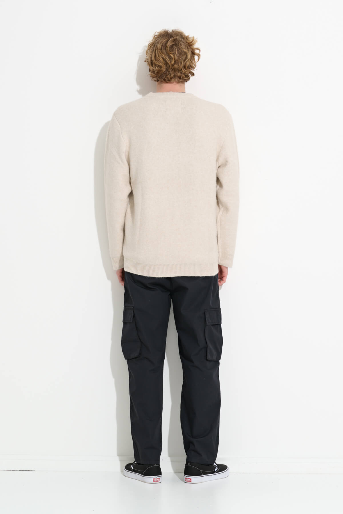 Misfit Shapes - Third Cycle Knit Crew - Thrift White