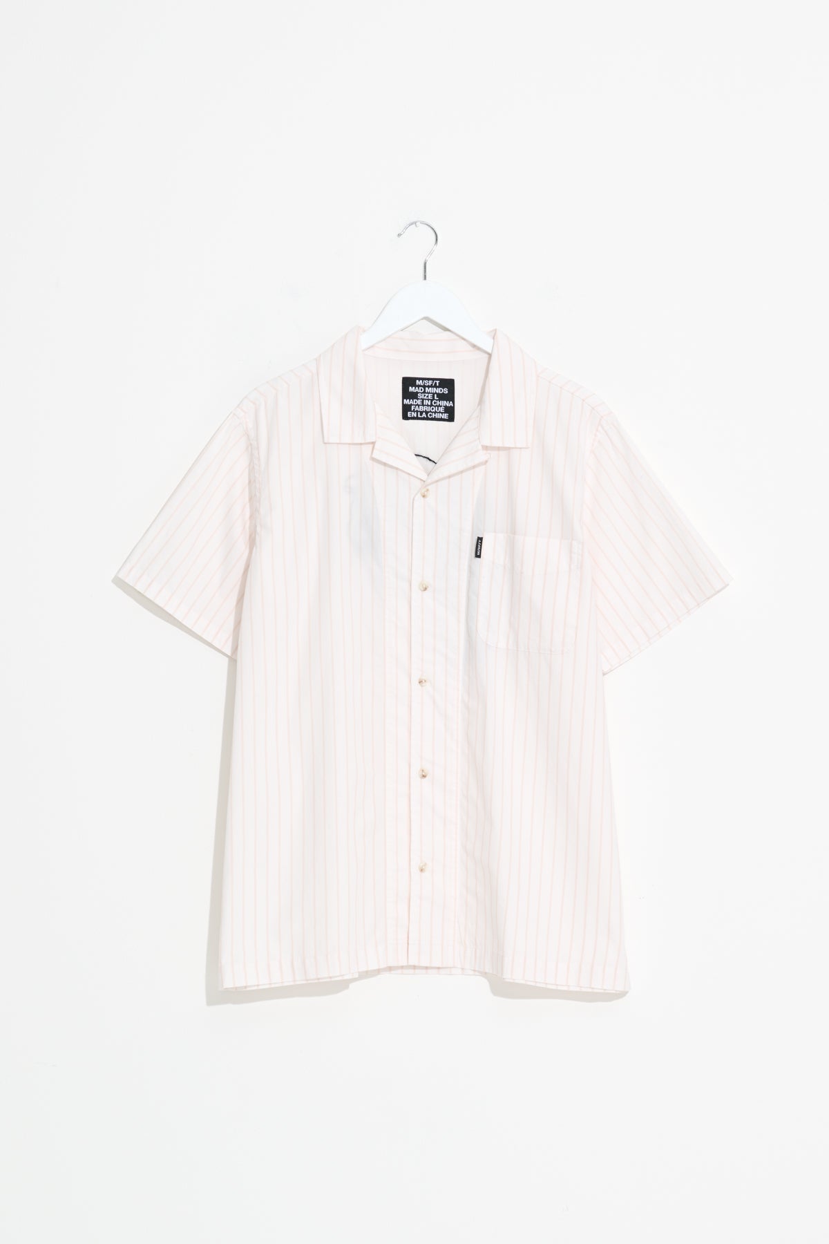 Misfit Shapes - Friend For Life Ss Shirt - White Stripe