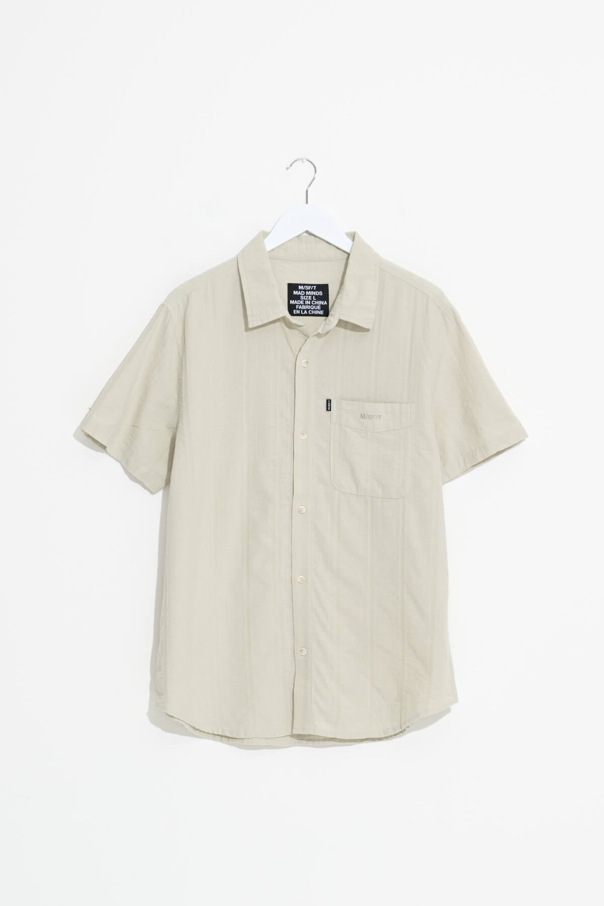 Misfit Shapes - Suncut SS Shirt - Light Artichoke