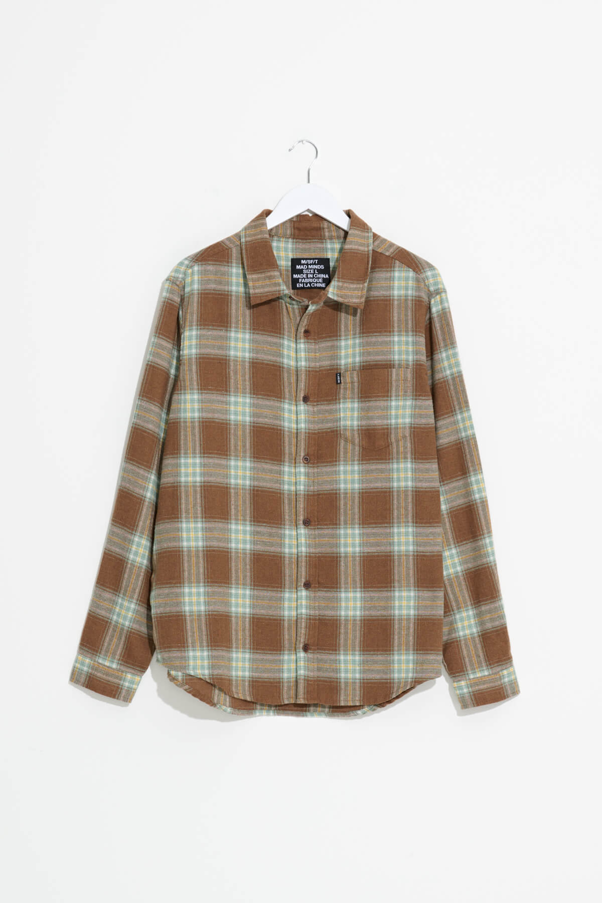 Misfit Shapes - Soup Bearer Ls Shirt - Tobacco