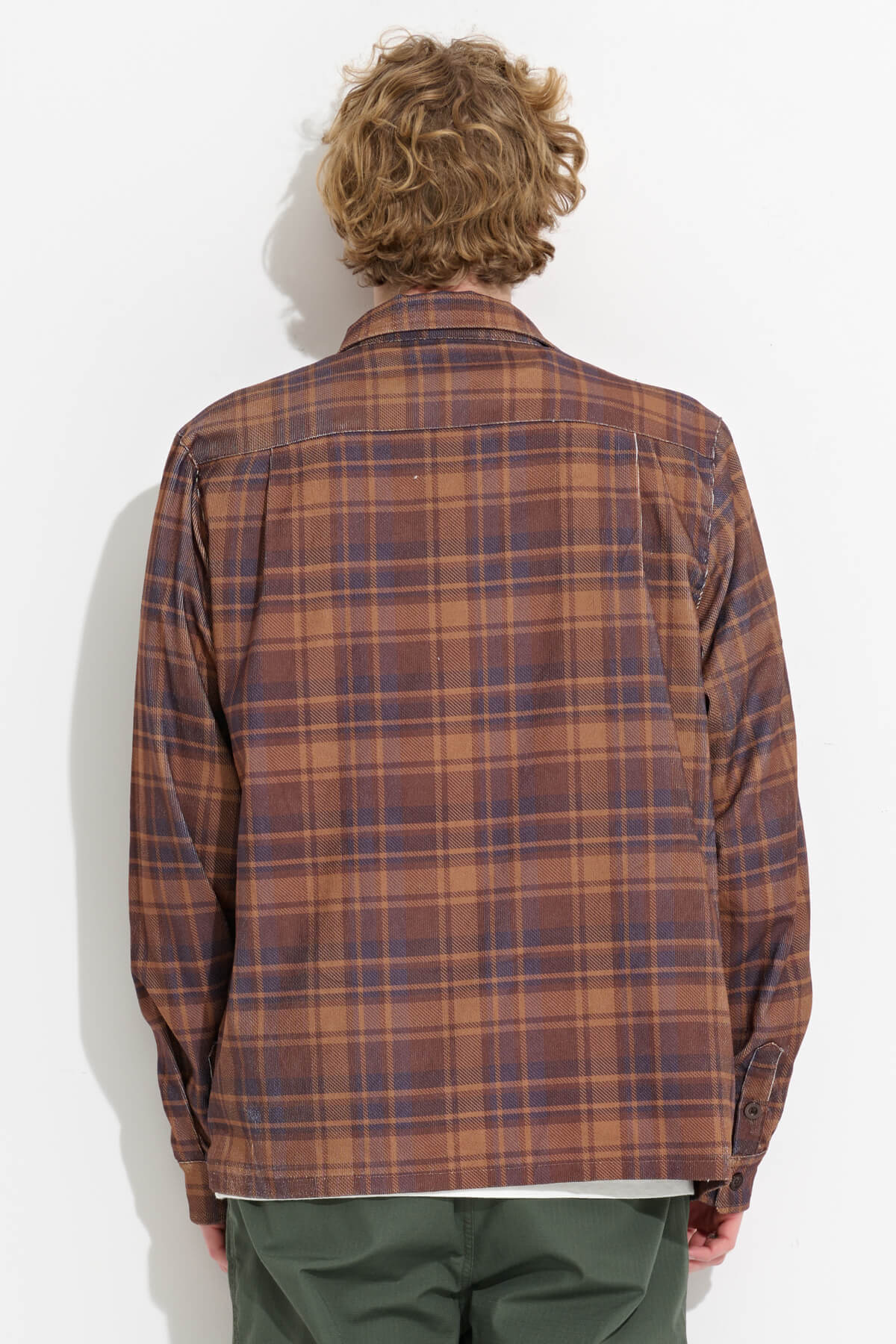 Misfit Shapes - Sheet Noise Ls Shirt - Tan