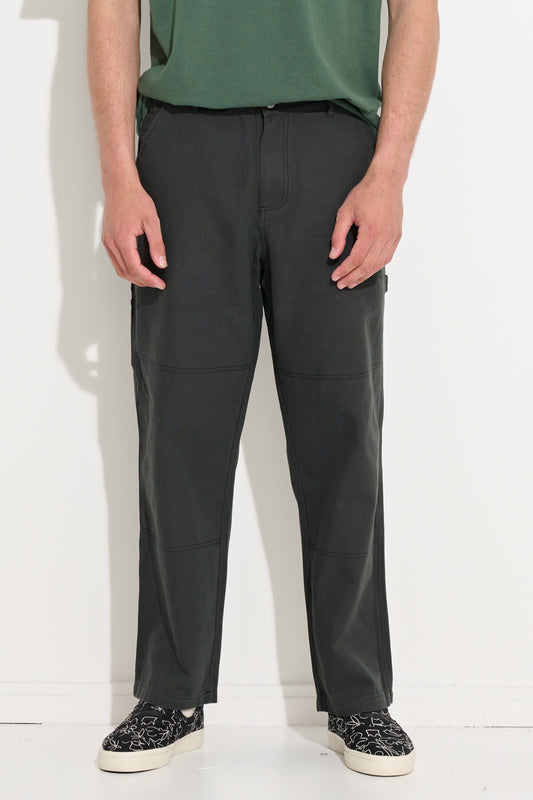 Misfit Shapes - TOUGH GROUND PANT - Washed Black