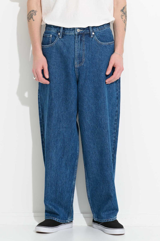 Misfit Shapes - Men'S Baggy Jean - Indigo