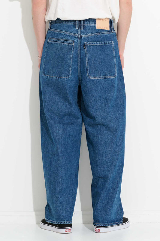 Misfit Shapes - Men'S Baggy Jean - Indigo