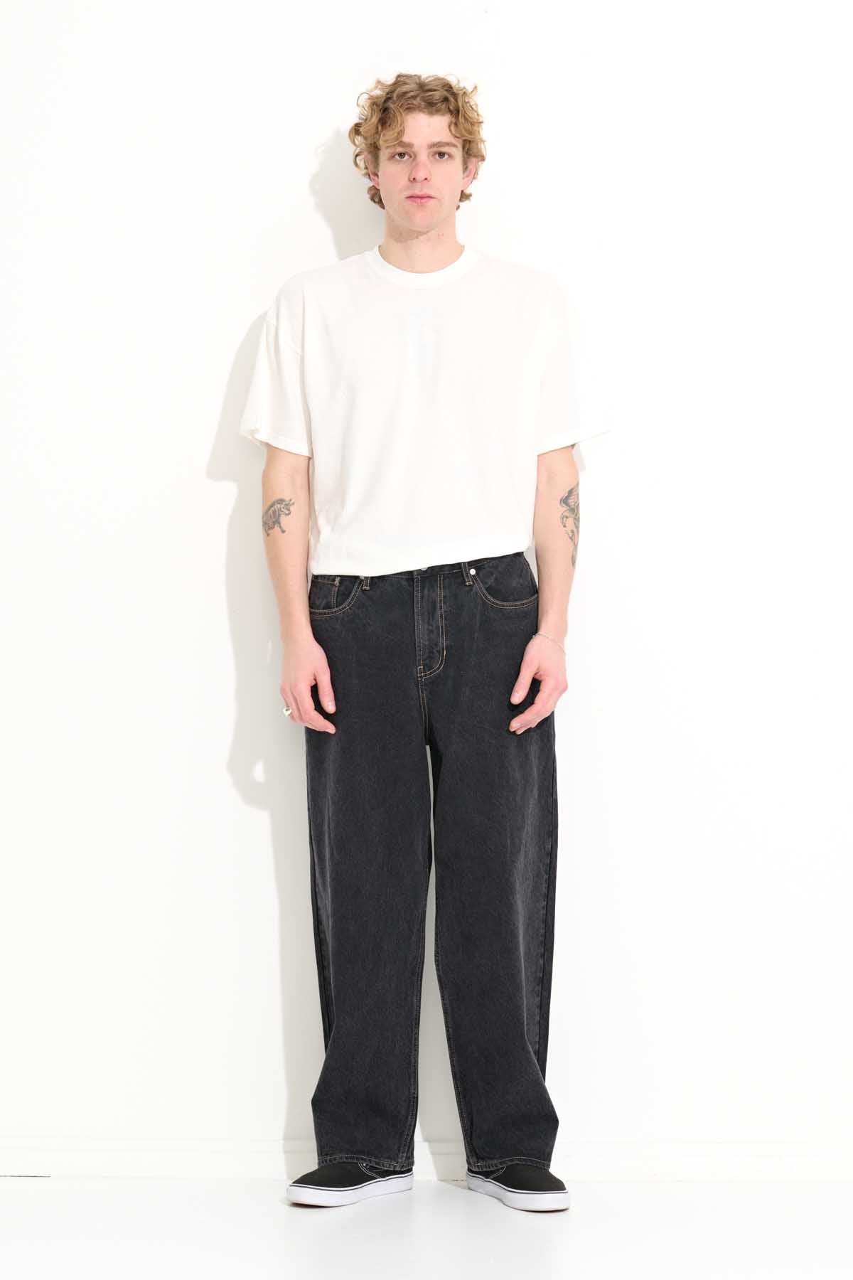 Misfit Shapes - Men'S Baggy Jean - Pepper