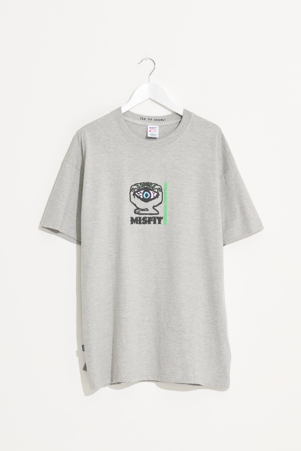 Misfit Shapes - WALKING WONDERS SS TEE - Ash Heather