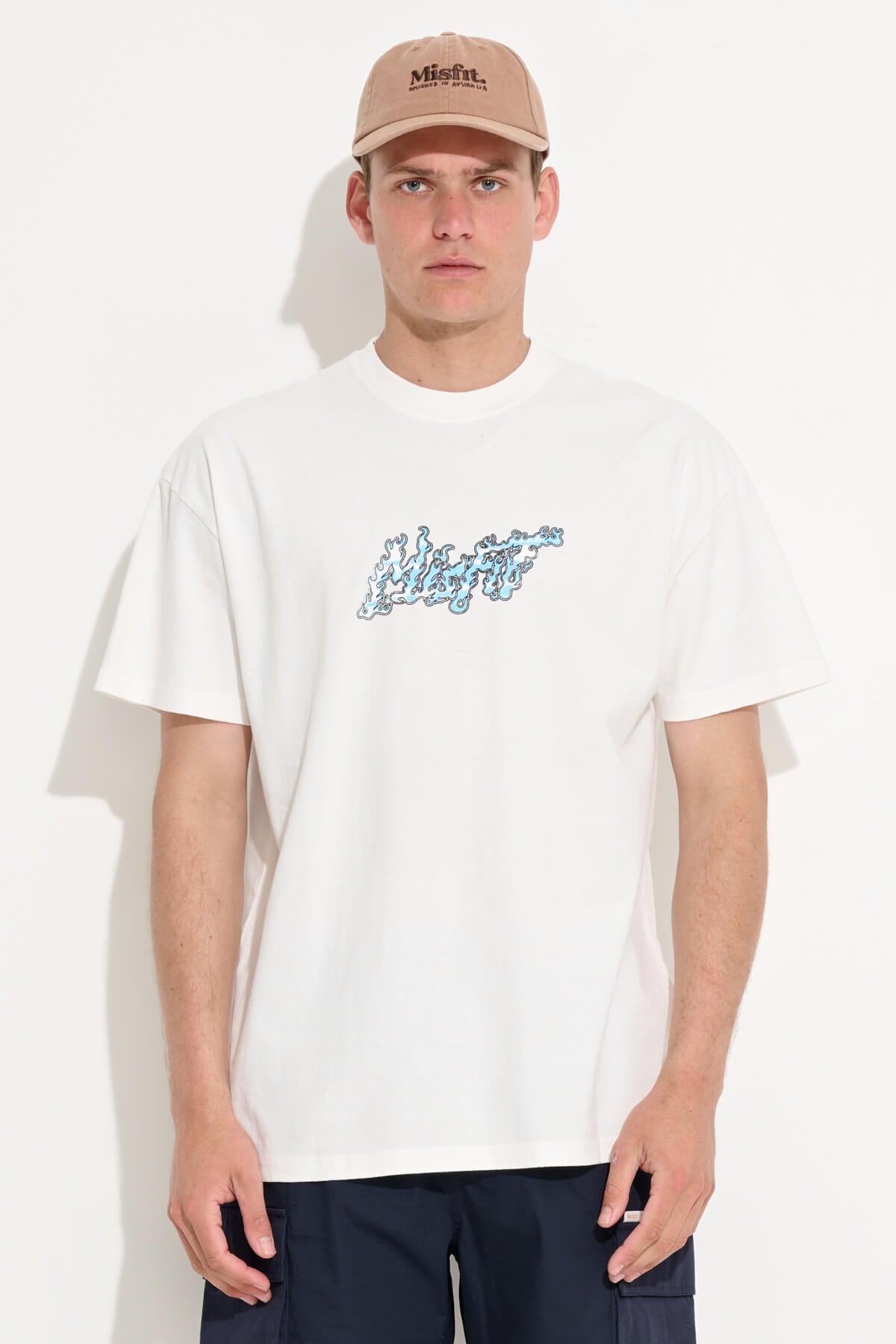 Misfit Shapes - SLEEPING CELLS SS TEE - Pigment Thrift White