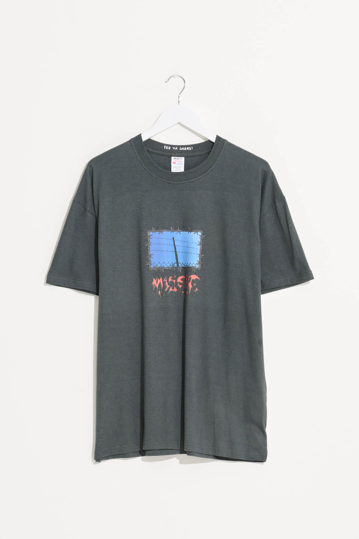 Misfit Shapes - PANORAMIC HEAVEN SS TEE - Pigment Petrol