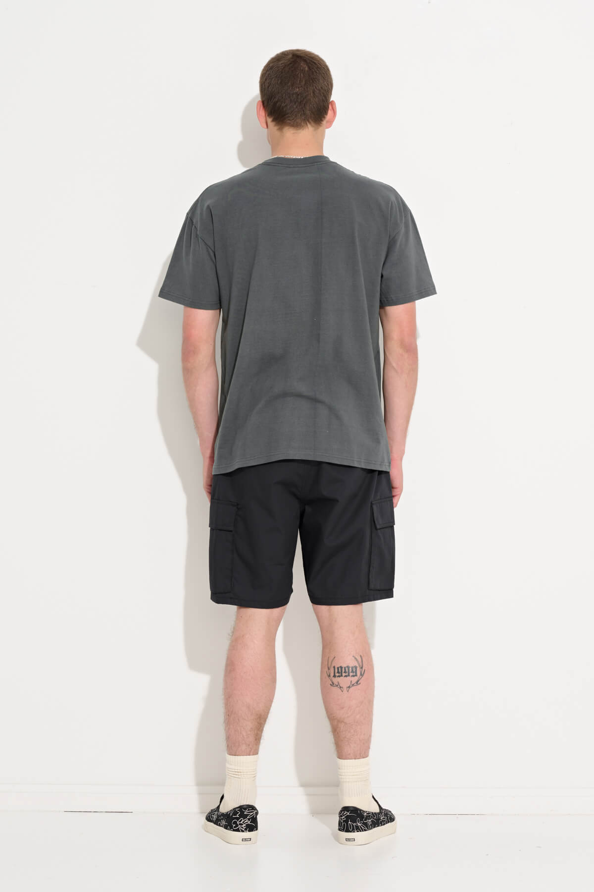 Misfit Shapes - PANORAMIC HEAVEN SS TEE - Pigment Petrol