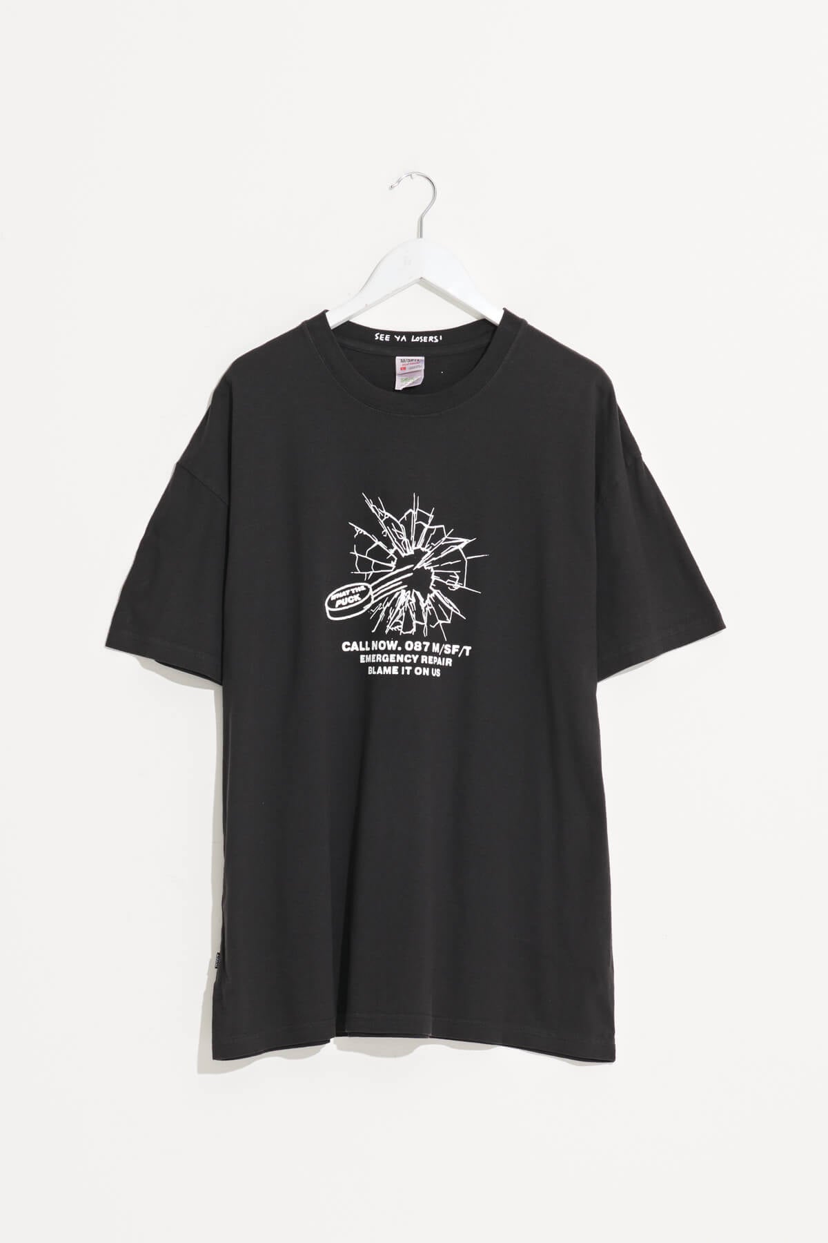 Misfit Shapes - BLAME US SS TEE - Pigment Black