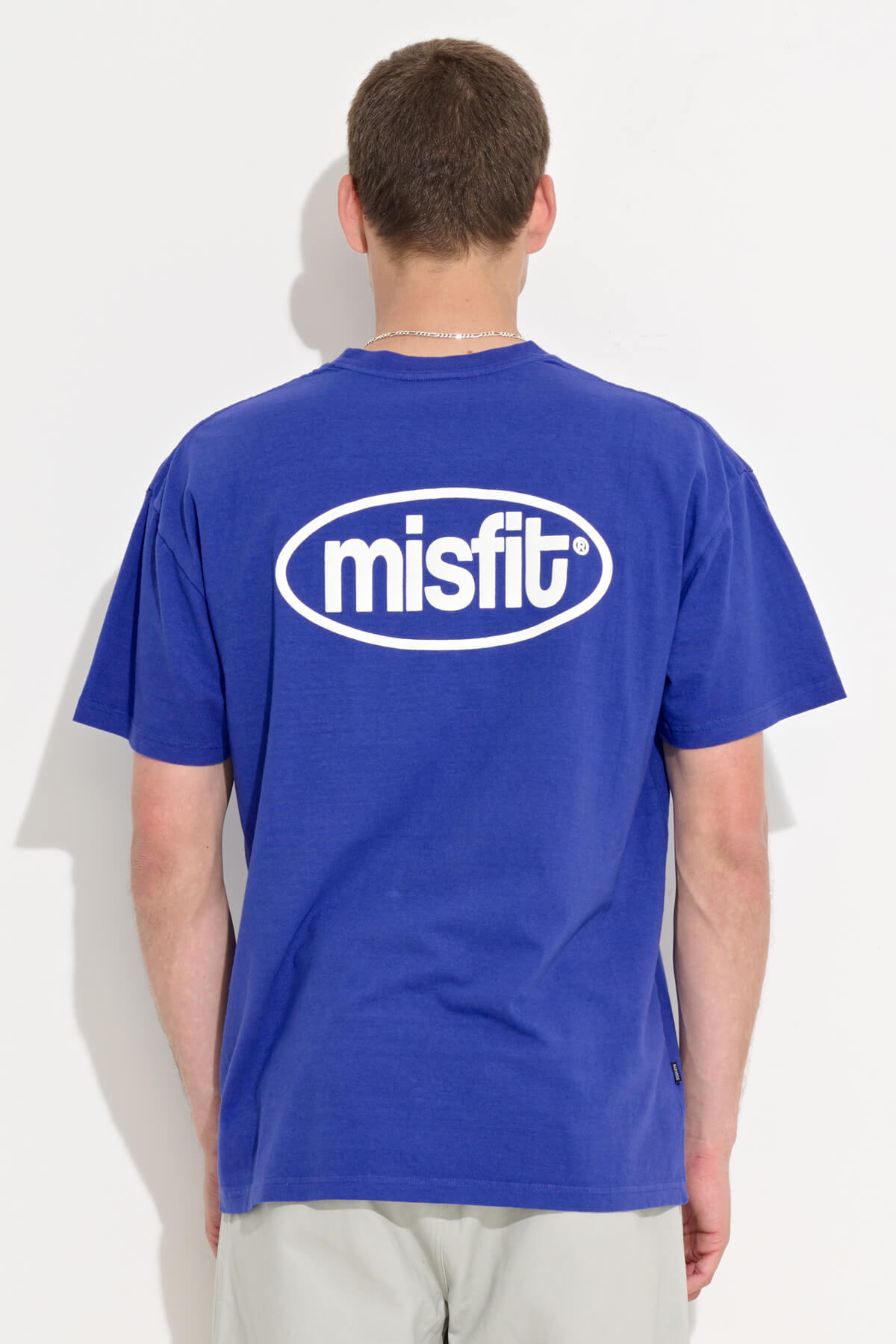 Misfit Shapes - NOISE AT FRANKS SS TEE - Pigment Royal Blue