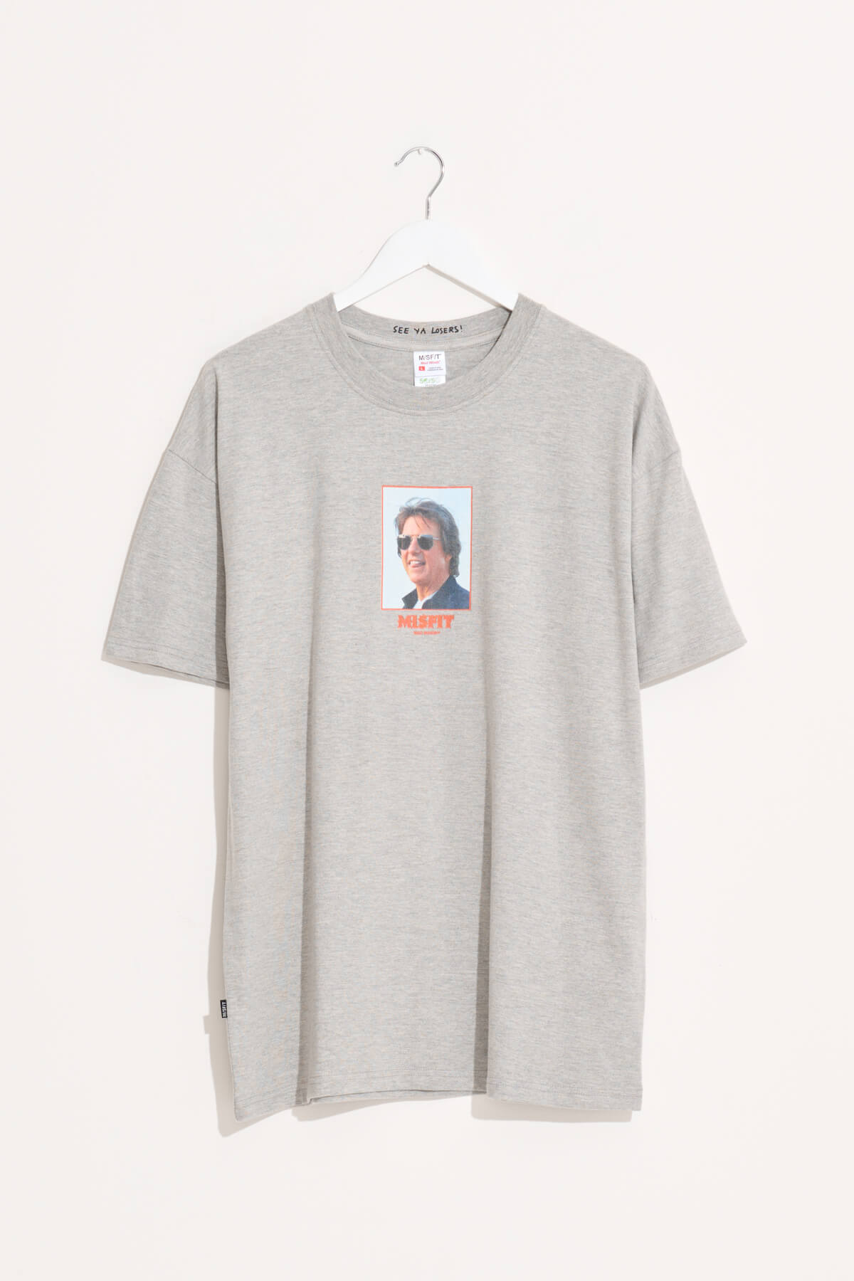 Misfit Shapes - TOM GUN SS TEE - Ash Heather