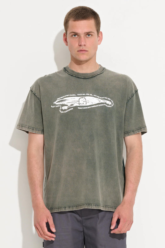 Misfit Shapes - AMPHIBIAN SPIRITS SS TEE - Pigment Green