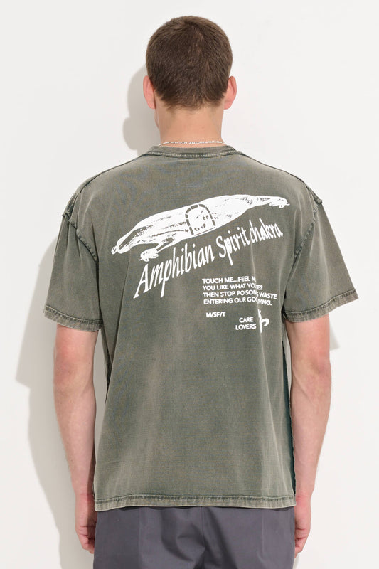 Misfit Shapes - AMPHIBIAN SPIRITS SS TEE - Pigment Green