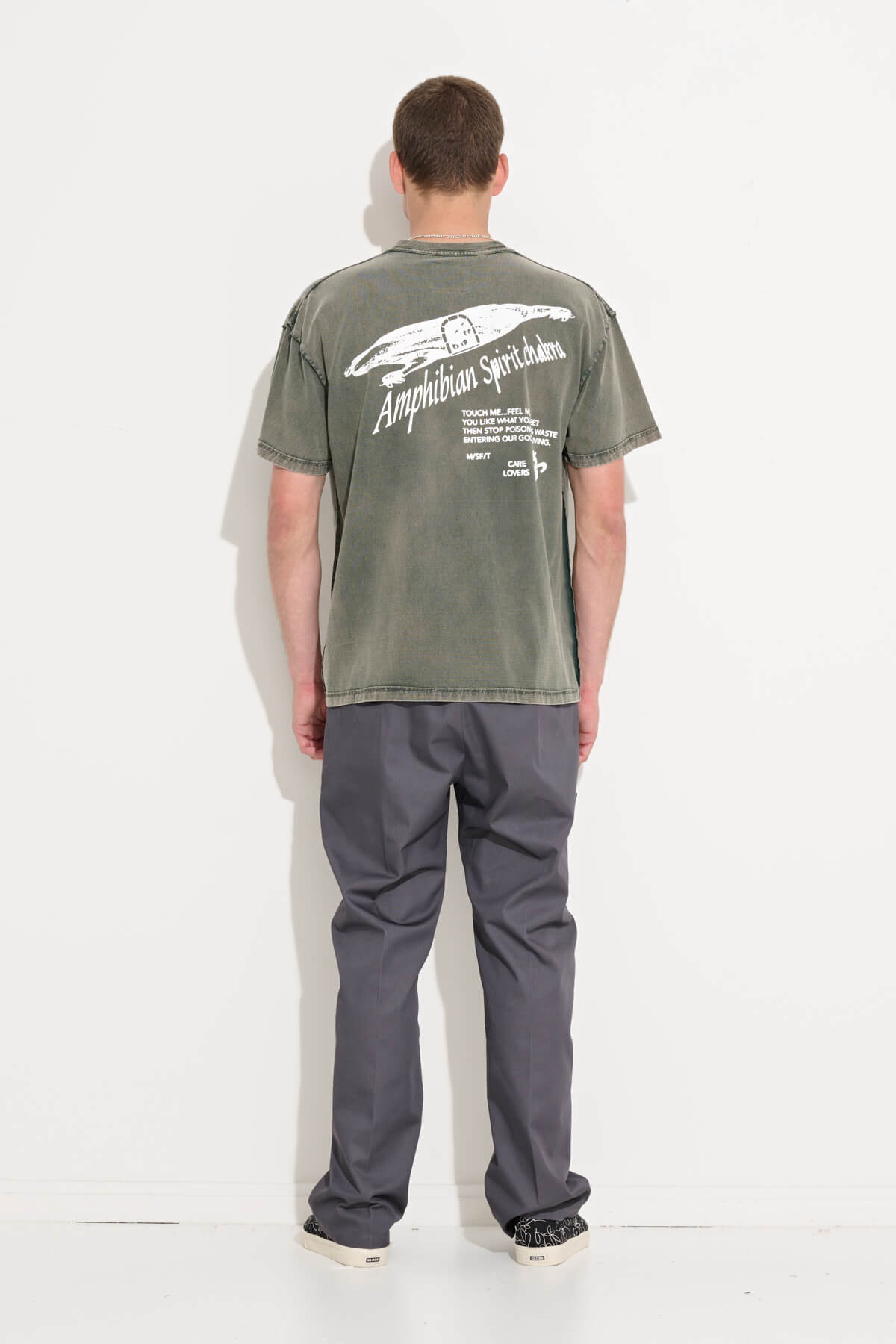 Misfit Shapes - AMPHIBIAN SPIRITS SS TEE - Pigment Green