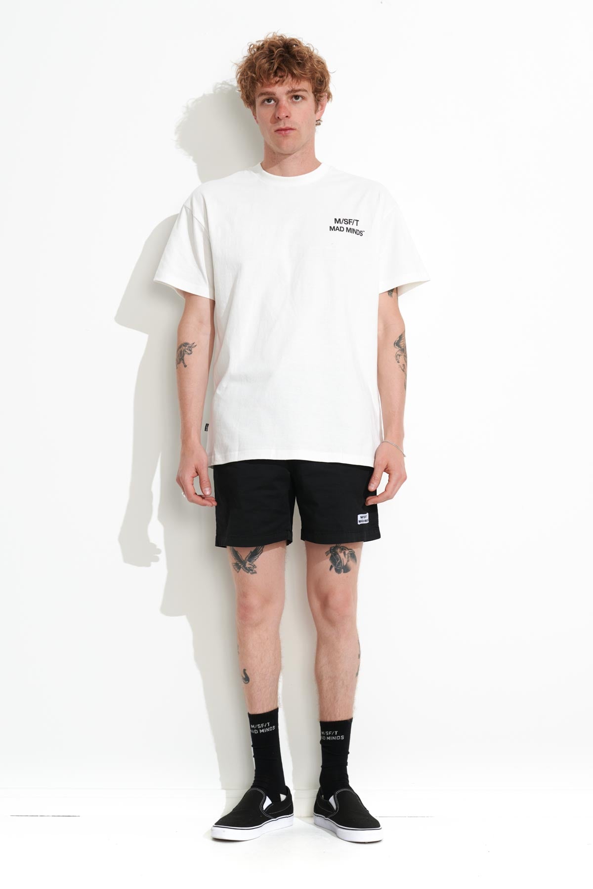 Misfit Shapes - Supercorporate 3.0 Ss Tee - Washed White