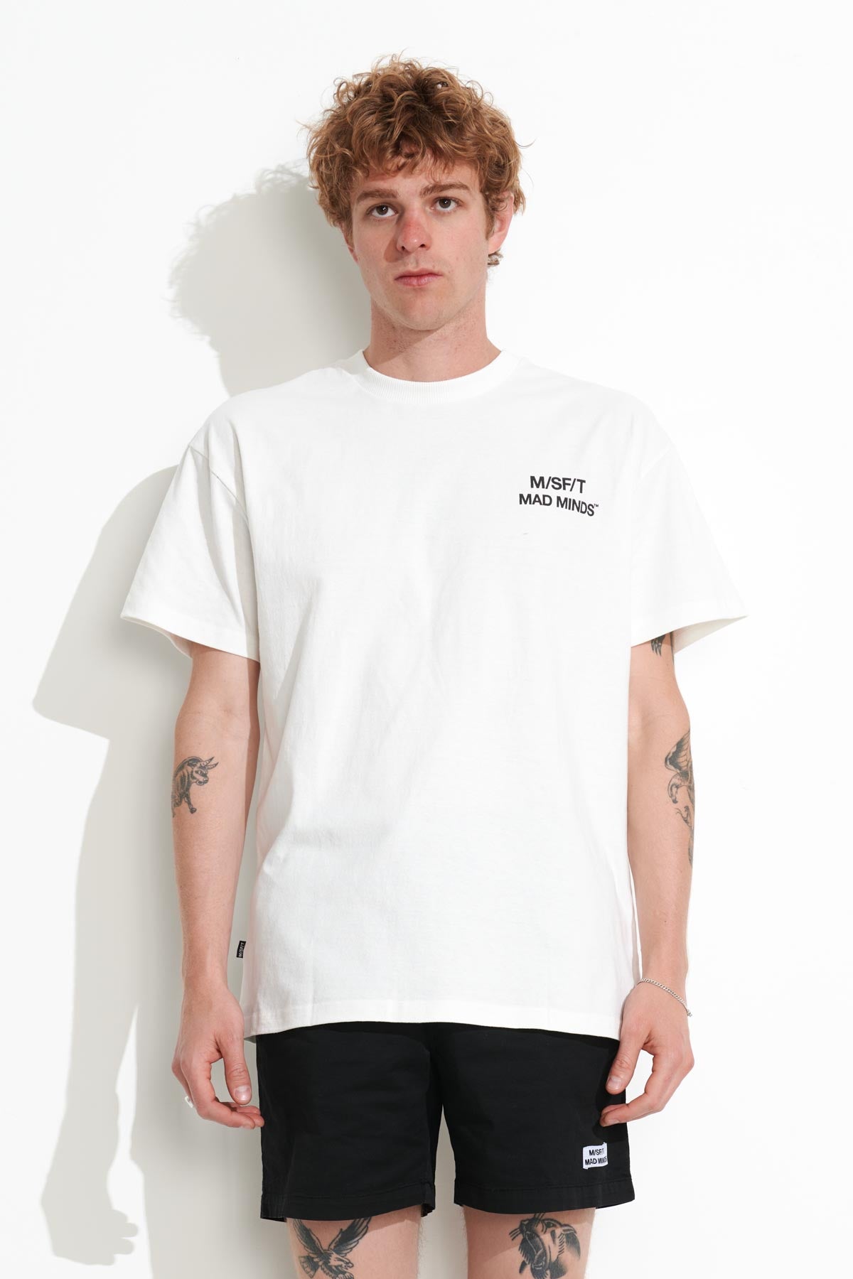 Misfit Shapes - Supercorporate 3.0 Ss Tee - Washed White