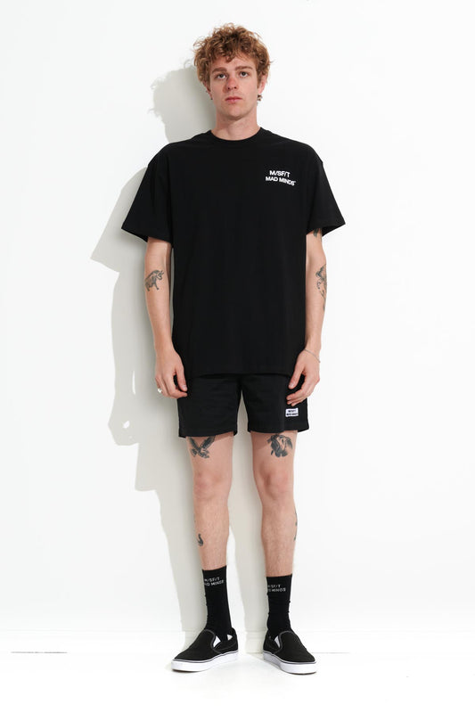 Misfit Shapes - Supercorporate 3.0 Ss Tee - Washed Black