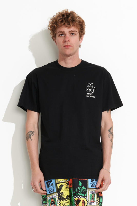 Misfit Shapes - Misfit Organics Logo Ss Tee - Pigment Black