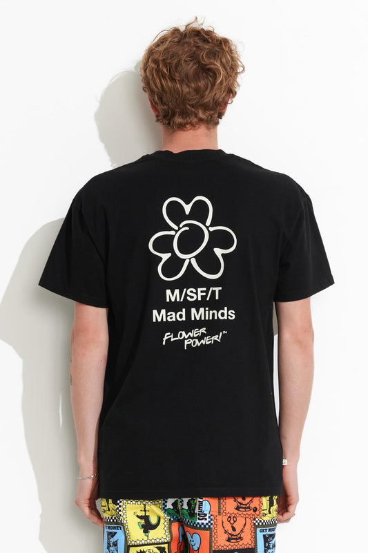 Misfit Shapes - Misfit Organics Logo Ss Tee - Pigment Black