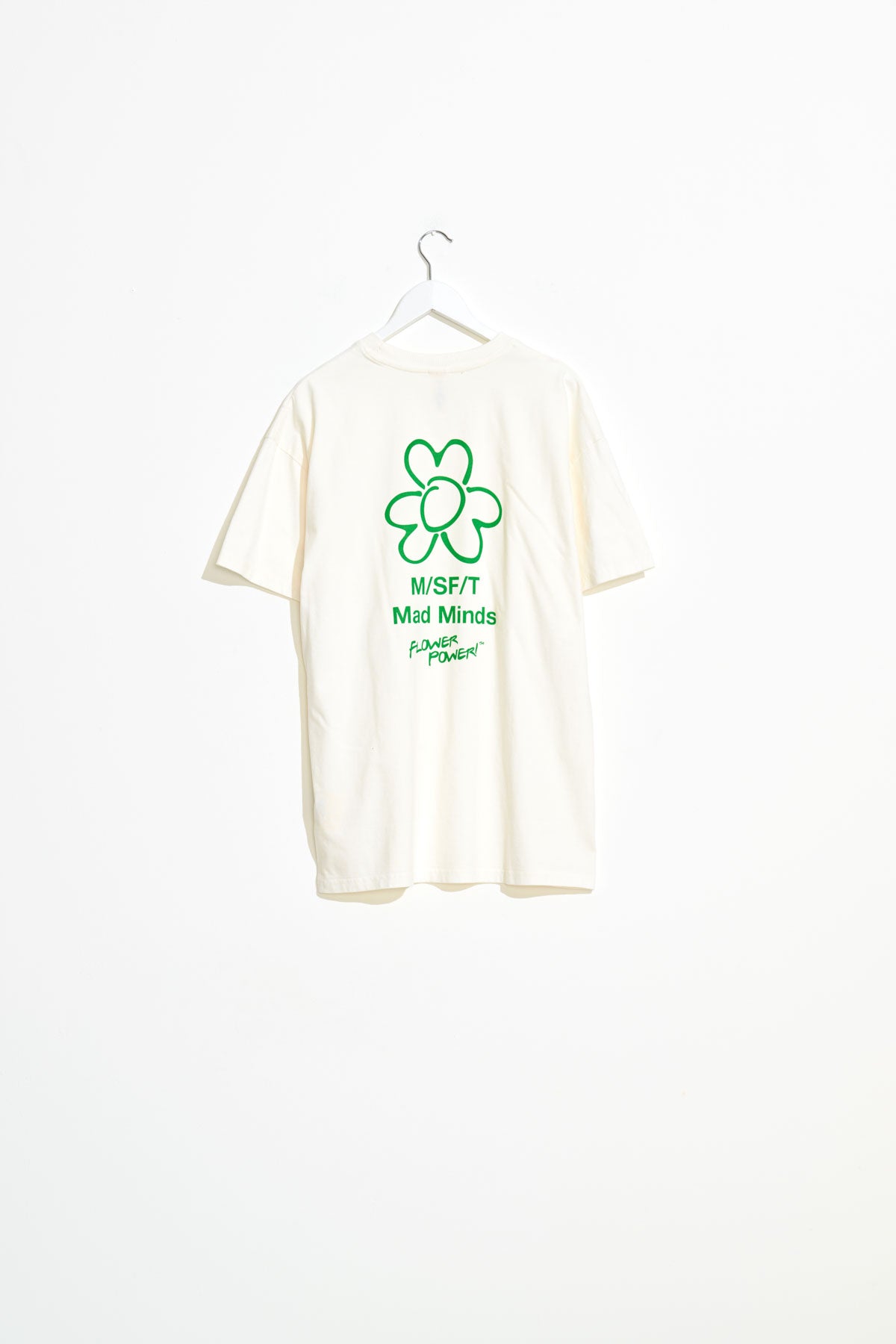 Misfit Shapes - Misfit Organics Logo Ss Tee - Pigment Thrift White