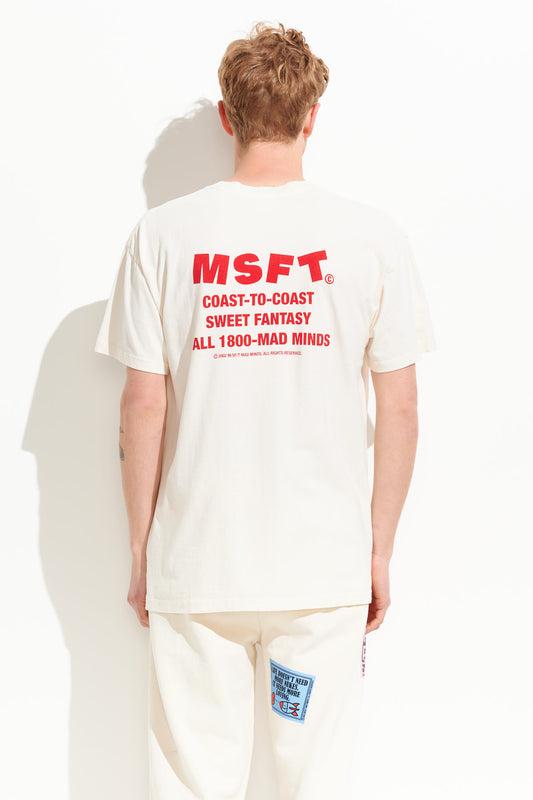 Misfit Shapes - Coast Caller 50/50 Aaa SS Tee - Pigment Thrift White