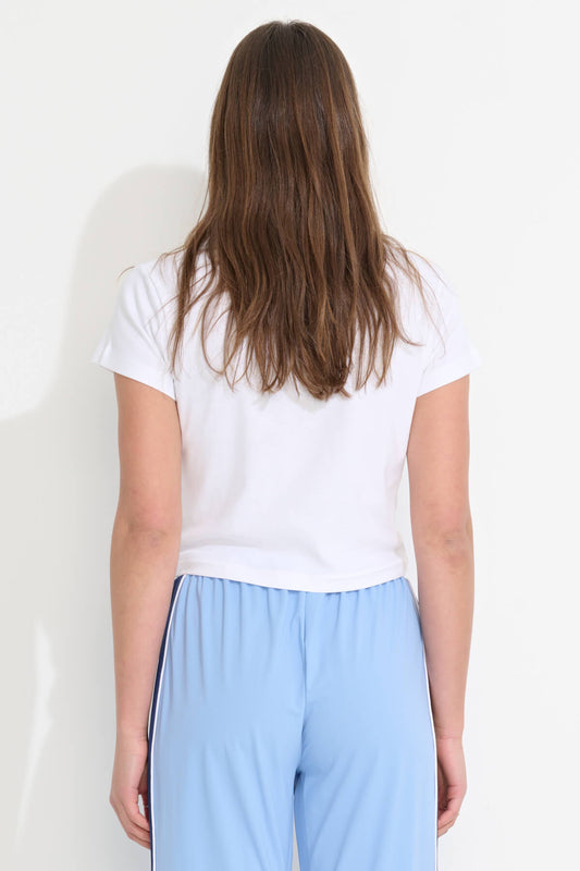 Misfit Shapes - Takes Two Rib Tee - White