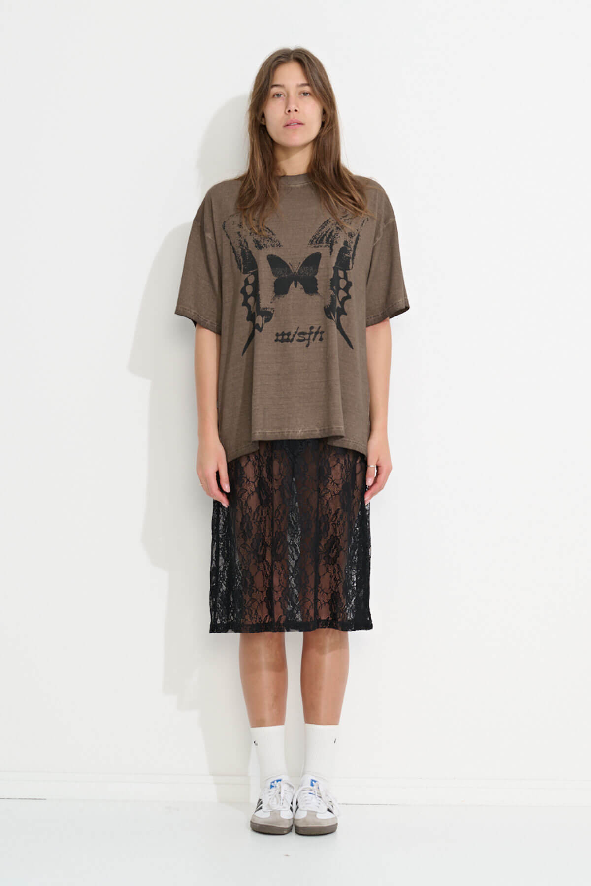 Misfit Shapes - Dream Less Os Tee - Chocolate