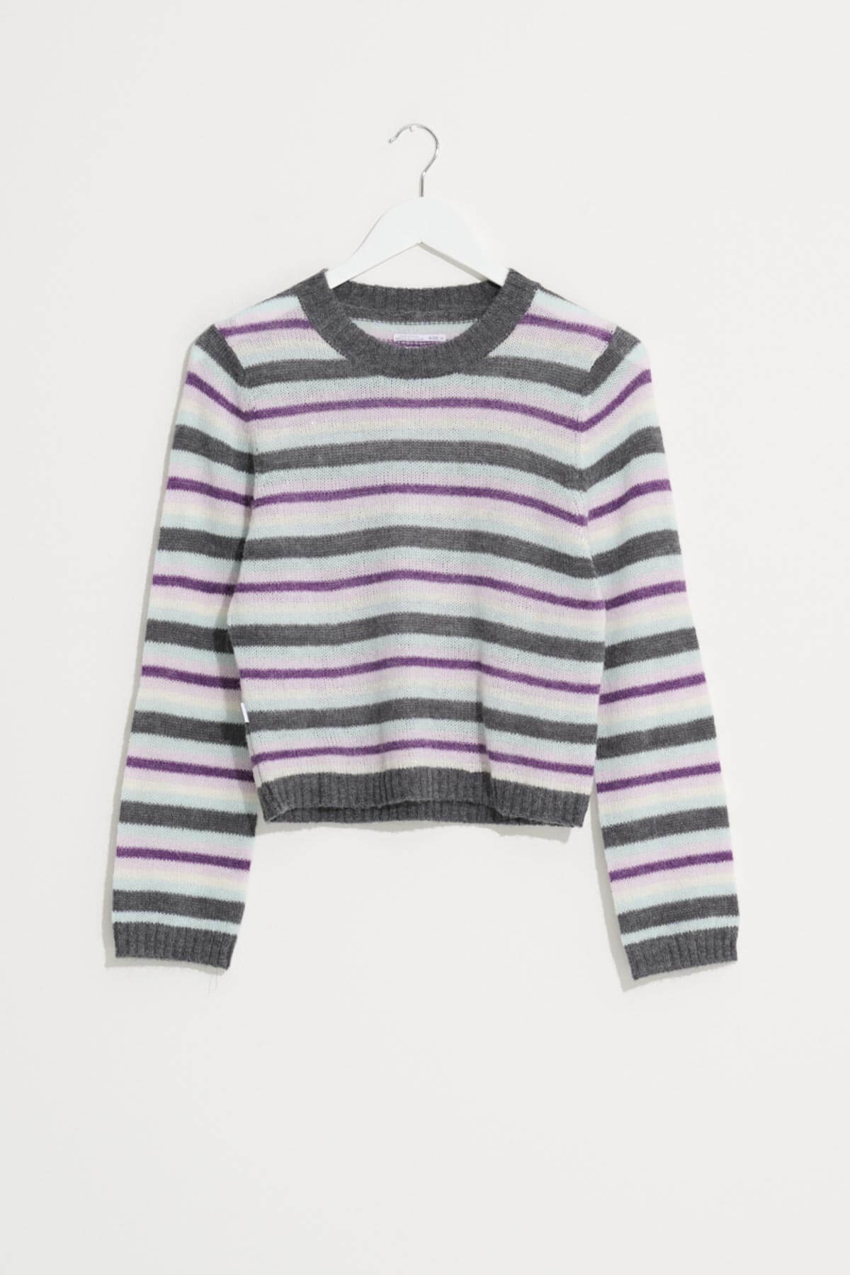 Misfit Shapes - Valentina Knitted Crew - Light Mauve