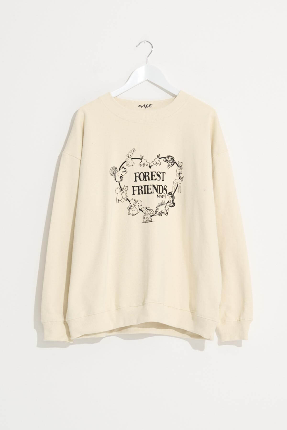 Misfit Shapes - Forest Friends OS Crew - Cream