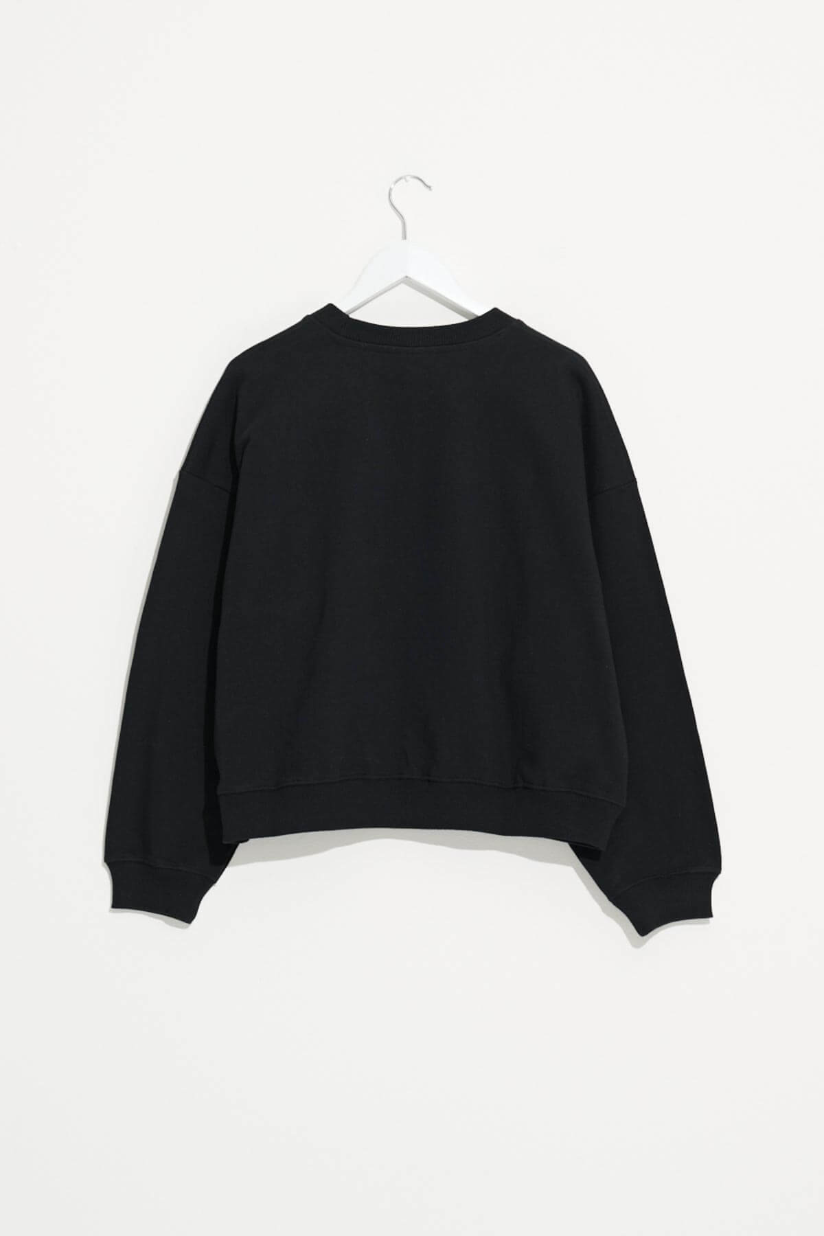 Misfit Shapes - Very Hungry Cropped Crew - Black