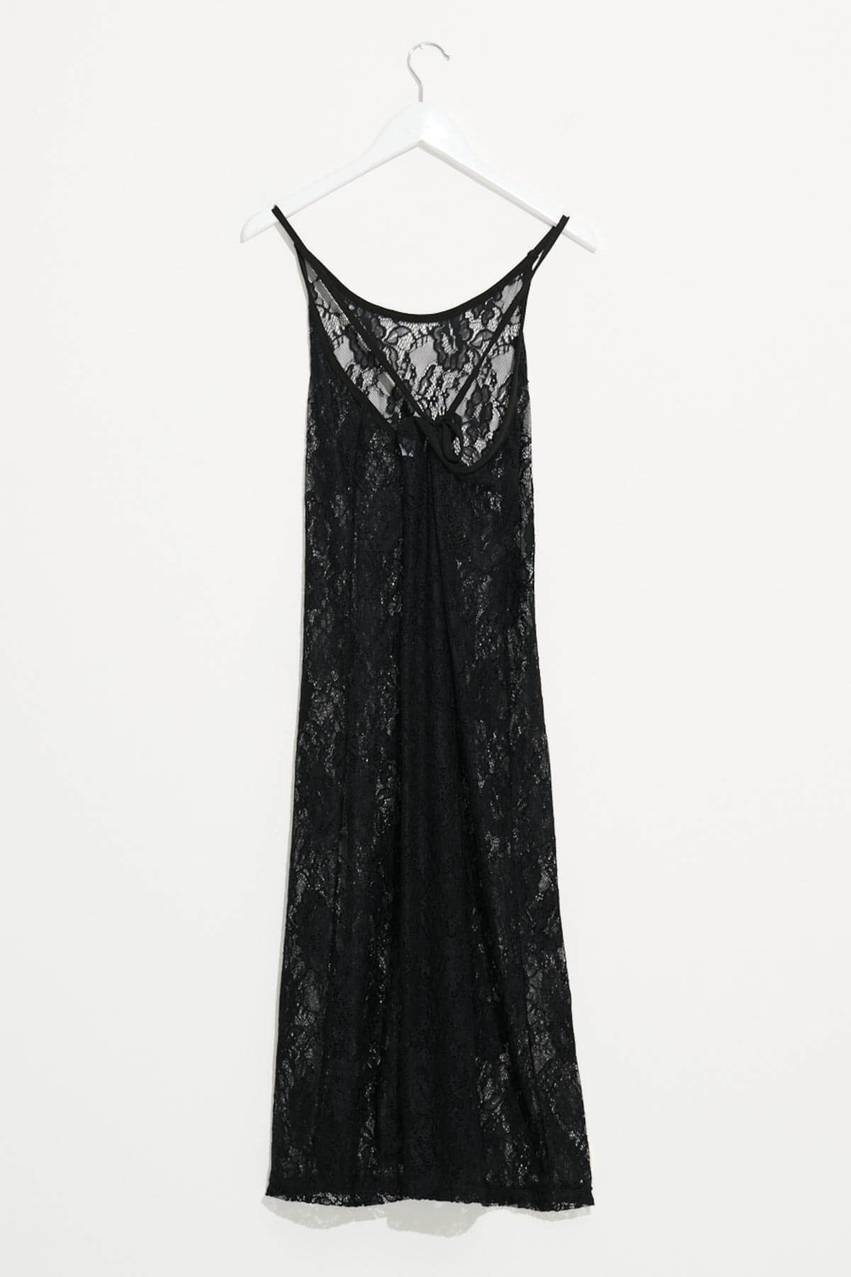Misfit Shapes - Sacred Lace Midi Dress - Black