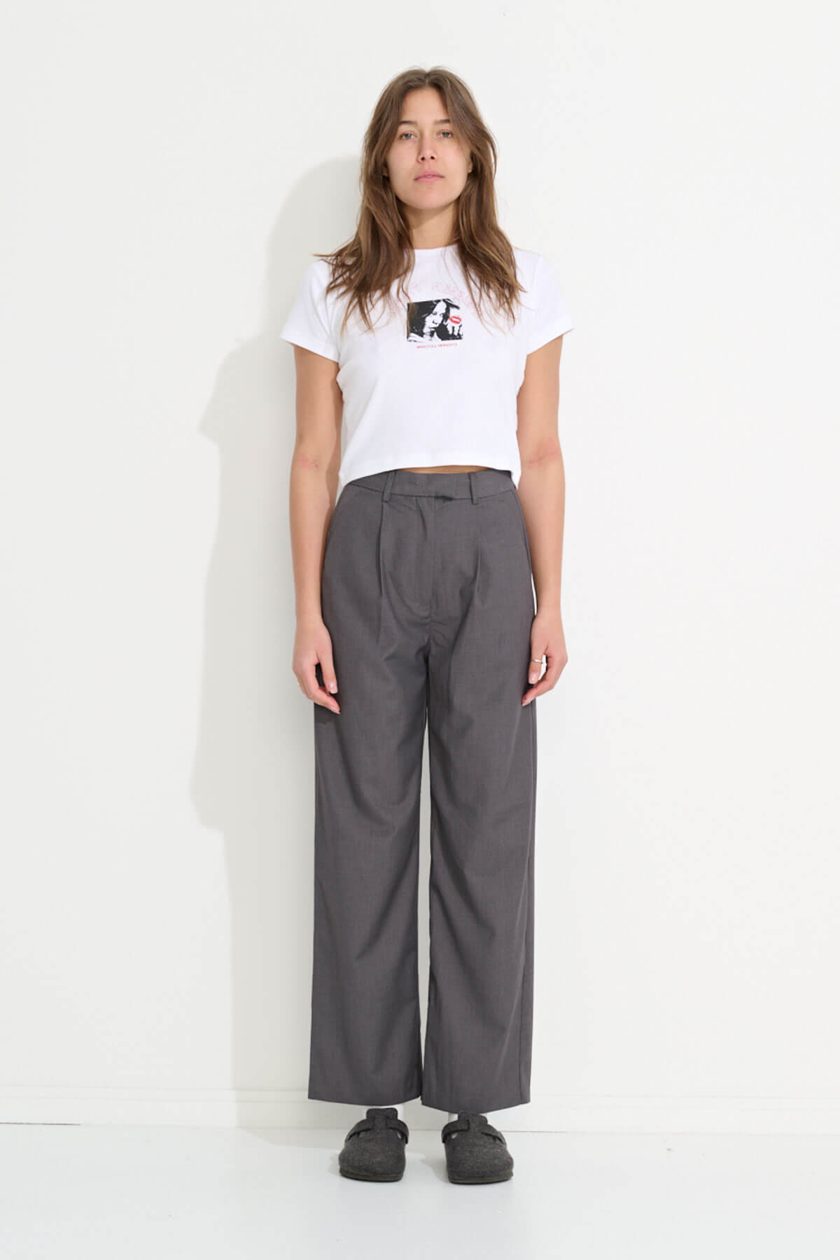 Misfit Shapes - Aquarius Pleated Pant - Charcoal