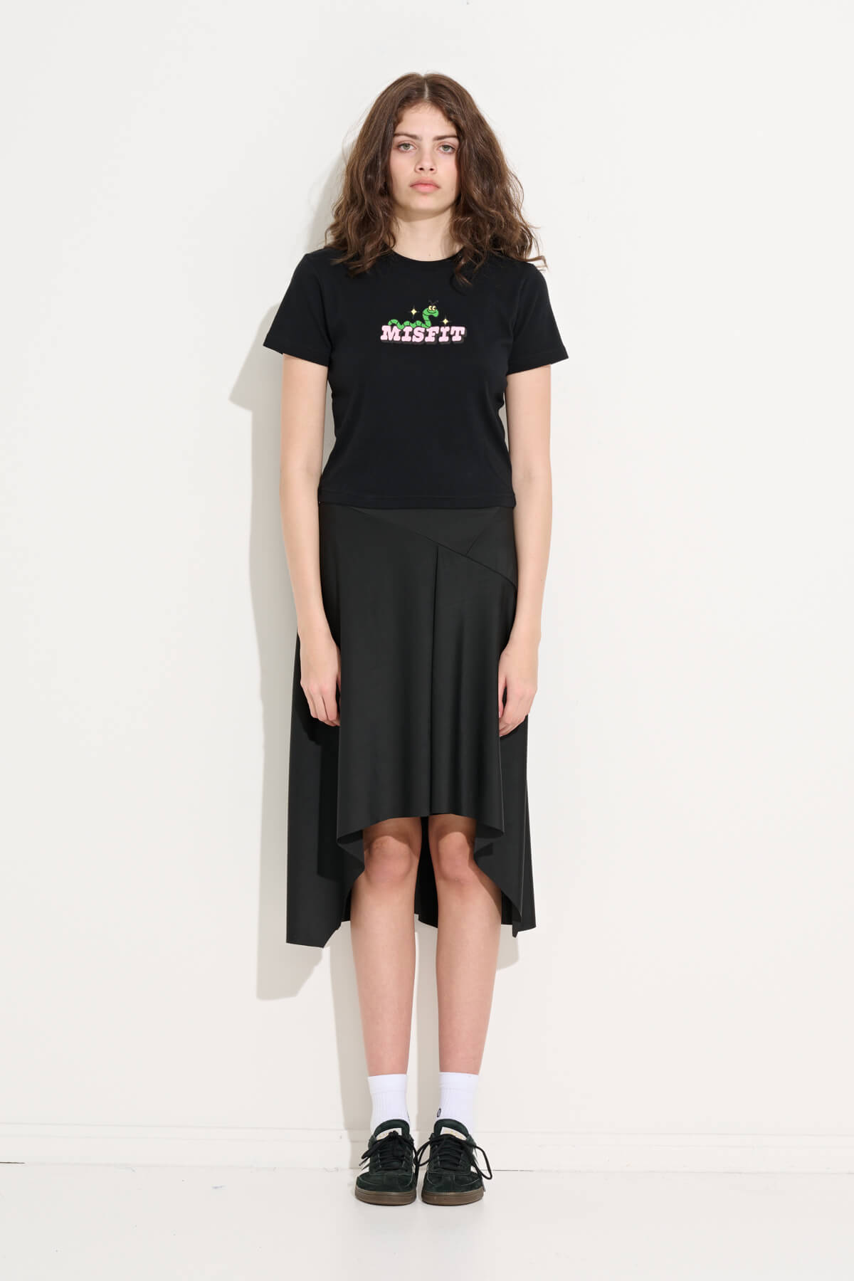 Misfit Shapes - WILBUR RIB TEE - Black