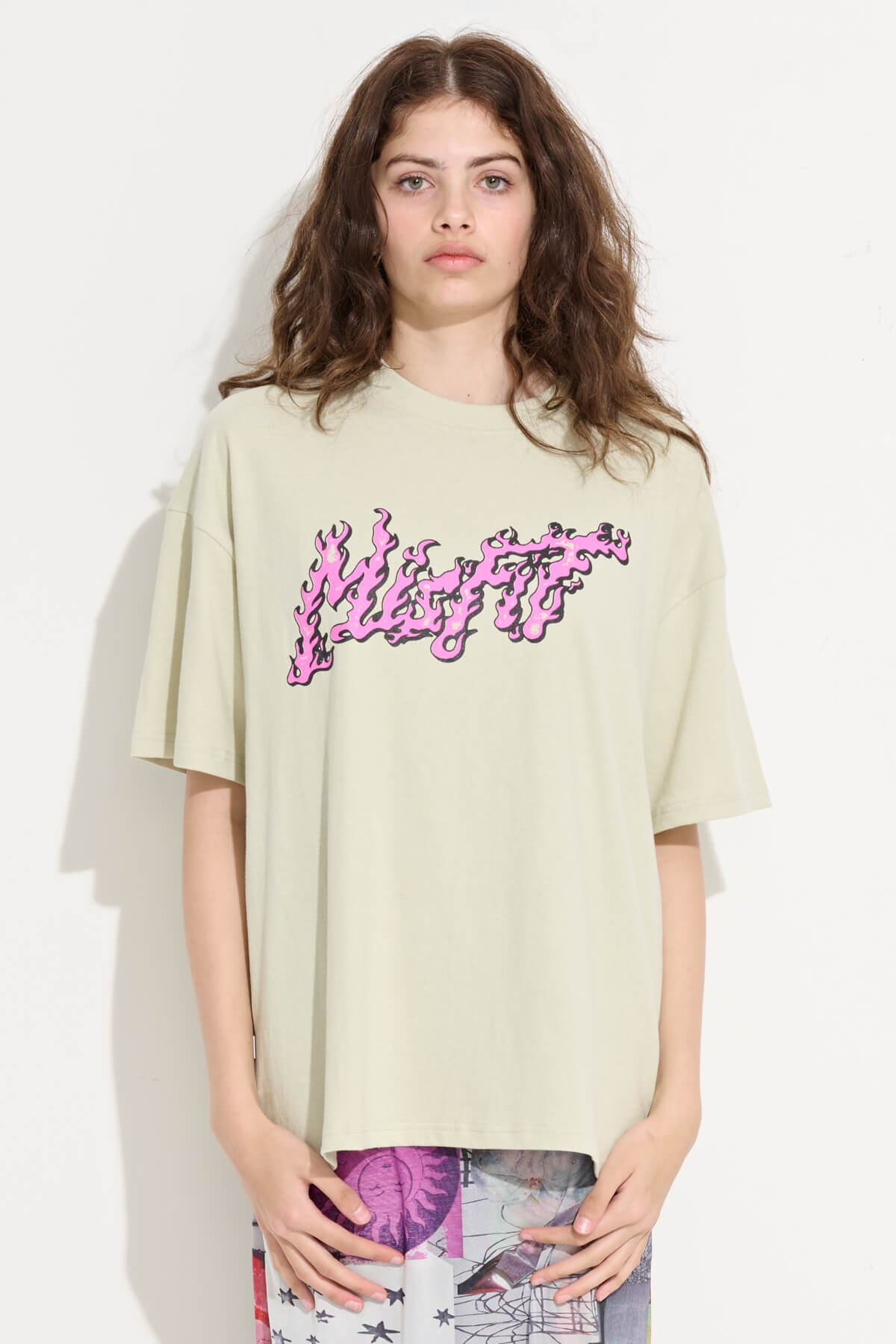 Misfit Shapes - SLEEPING CELLS OS TEE - Thrift White