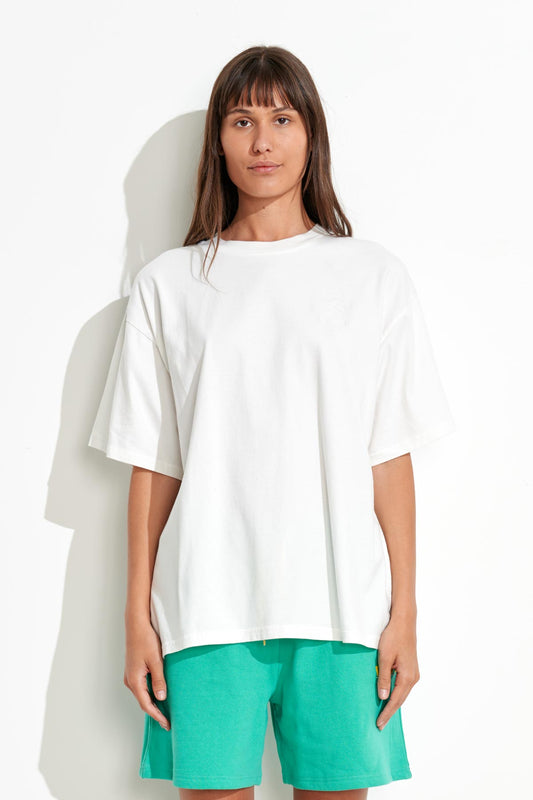 Misfit Shapes - Misfit Organics Os Tee - Thrift White