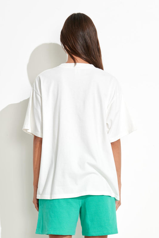 Misfit Shapes - Misfit Organics Os Tee - Thrift White