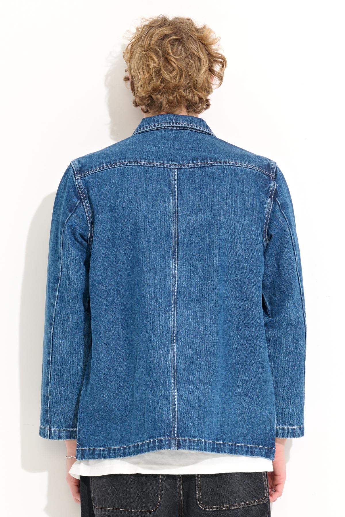 Misfit Shapes - Unisex Chore Jacket - Indigo