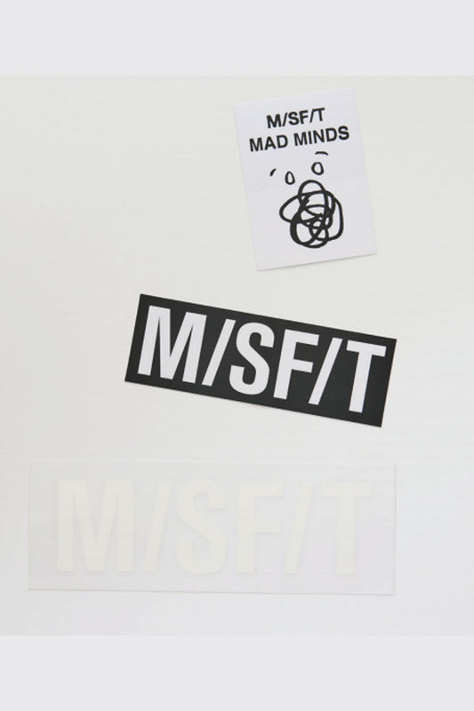 Misfit Shapes - Bumpered Classic Sticker Pack - Black/White