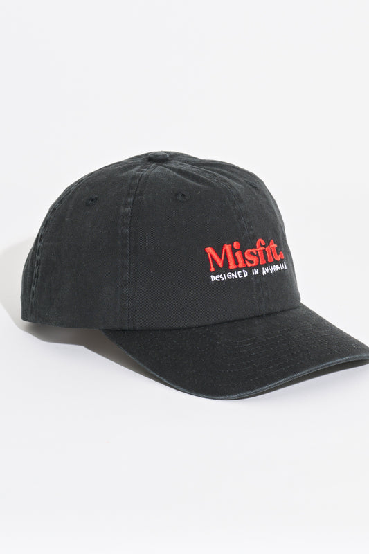 Misfit Shapes - DESIGNED IN AUS SNAPBACK - Black